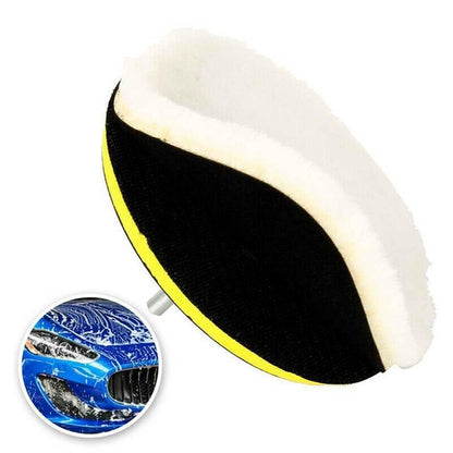 ya 13 9.15 baidi Mop Kit Polishing Pads for Car Polisher W/Sticky Disc&Rod with Hooks & Loops