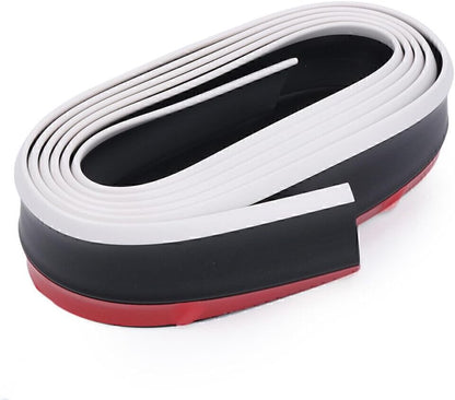 ya 9 10.24 Auto Lower Lip Protective Strip/Auto Bumper Skirts Rubber Anti-Scratch 2.5M