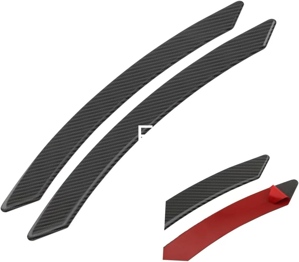 ya 4 8.14 2 Car Carbon Fiber Fender Flares Arch Wheel Eyebrow Protector Sticker Extension