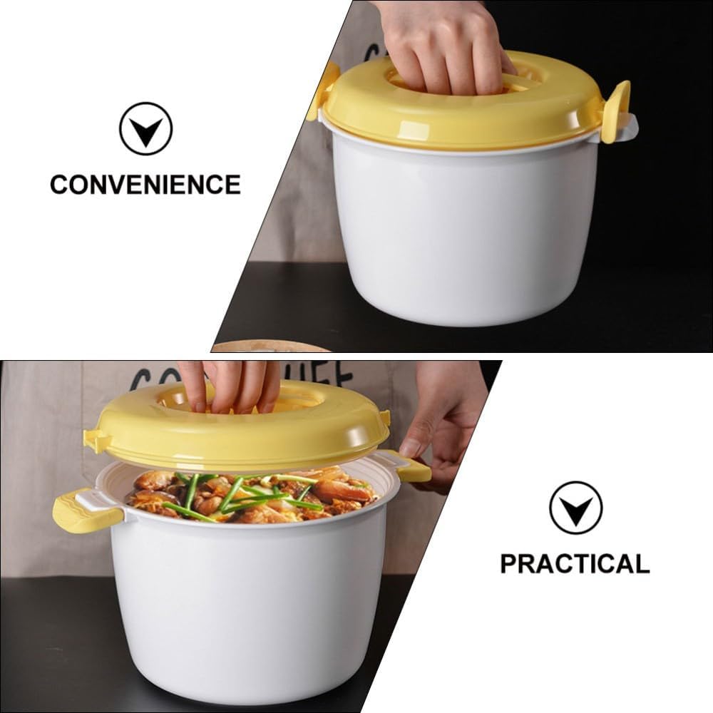 ya 14 9.20 baidi 2 Pcs Insulated Rice Cooker Set er for Cooking Food Microwave-1