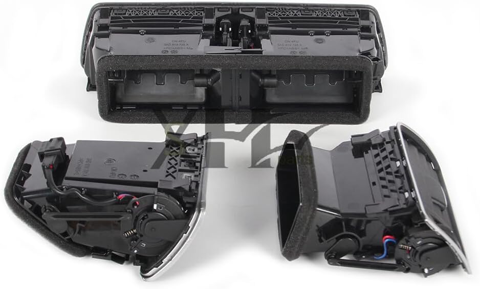 ya 10 9.16 baidi 3pcs Dashboard AC Air Vent Kit Fit for VW CC for Passat 09-17
