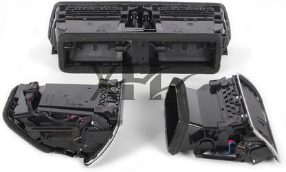 ya 10 9.16 baidi 3pcs Dashboard AC Air Vent Kit Fit for VW CC for Passat 09-17