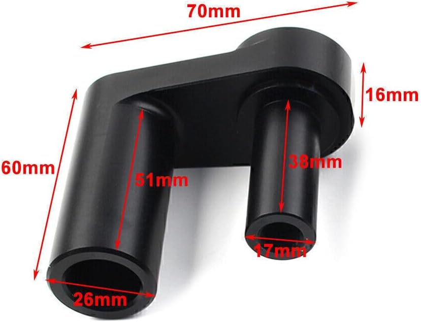 ya 4 8.14 for BMW R1200RT R1250RT Handlebar Risers Kit 1.625 Back Move Mount Clamps
