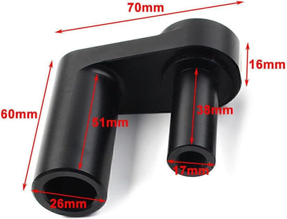 ya 4 8.14 for BMW R1200RT R1250RT Handlebar Risers Kit 1.625 Back Move Mount Clamps