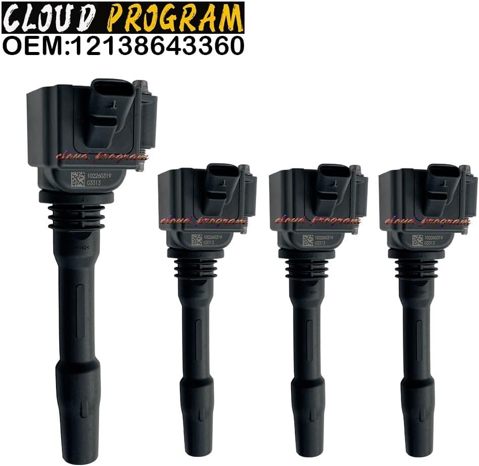 ya 4 8.24 baidi 4pcs 12138643360 ignition coil for BMW 230i 330e 430i 530e 740e X1 X2 X3 X4 Z4