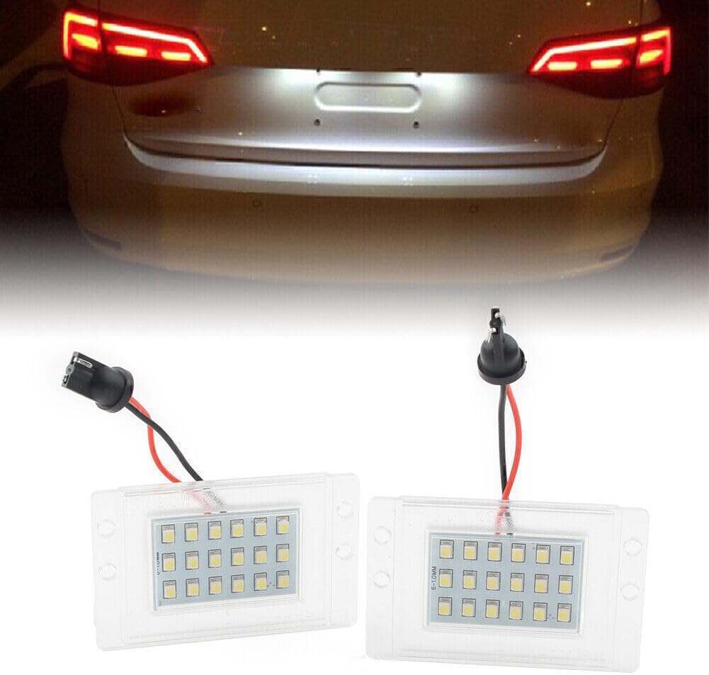 ya 4 8.8 2Pcs 18LED License Plate light Error Free For Volvo 855 93-97 V70 V70 XC 1997-00