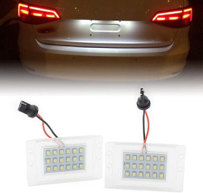 ya 4 8.8 2Pcs 18LED License Plate light Error Free For Volvo 855 93-97 V70 V70 XC 1997-00