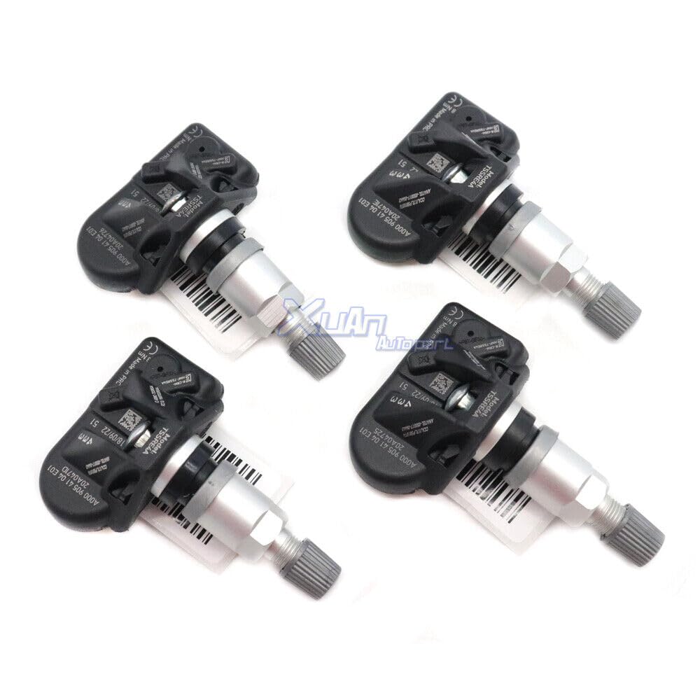 ya 2 8.15 A0009054104 4X Tire Pressure Sensor TPMS for Mercedes-Benz W177 W167 A220 433Mhz