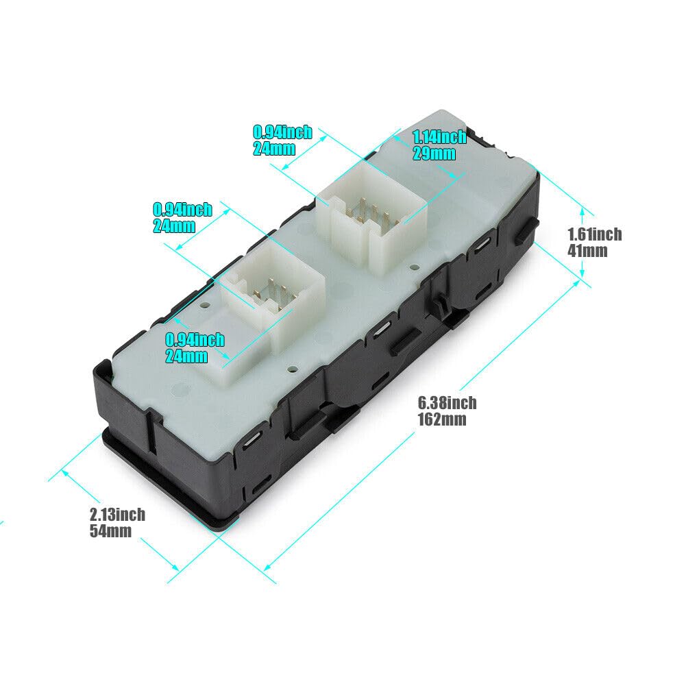ya 4 8.8 Master Power Window Door Switch 2007-2011 for Dodge Dakota (4 Door) 4602780AA 