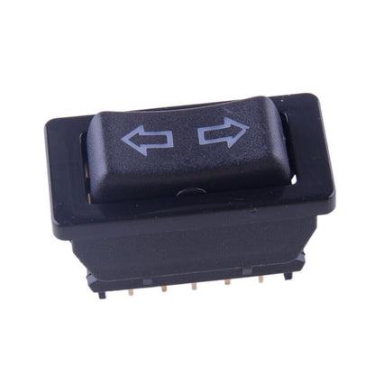ya 6 8.14 4 Pack Blue Light Car Power Window Rocker Switch Door Lock Button 5 Pin DC 12V 