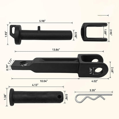 ya 4 8.8.2 A20-6014 Single Tow Hook for Peterbilt/for Kenworth with Pull Pin & F for Ram e Pin