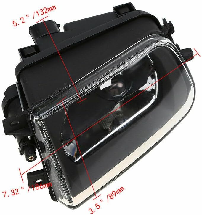 ya 10 9.16 zhengce For 1995-2000 e39 528i 540i Z3 Sedan 95-02 Fog Light Front Passenger RH Sid