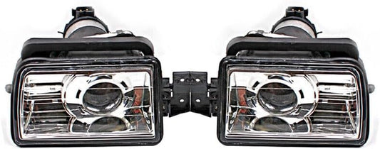 ya 4 8.10 A pair of front bumper fog lights and daytime running lights suitable for BMW 5 E34 1988-1995