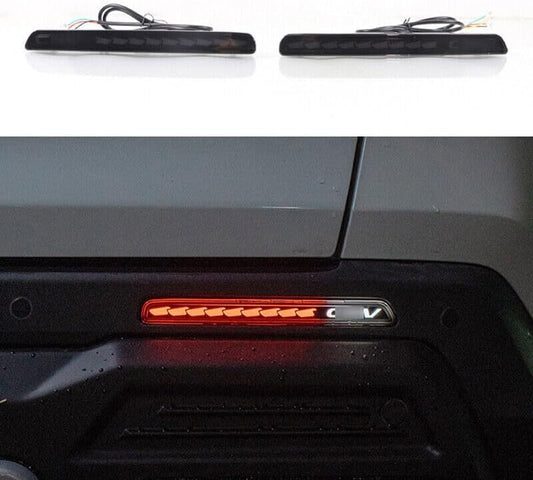 ya 4 8.8 Suitable for Honda CRV CR-V 2023-24 Smoked LED rear fog light tail light anti-collision light set 