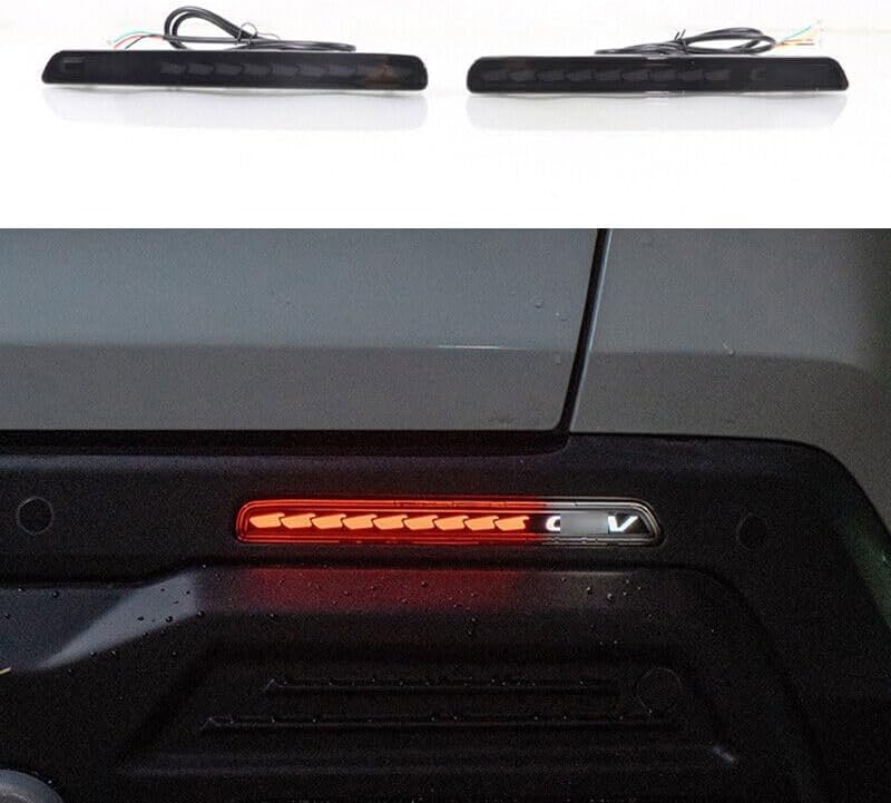 ya 3 8.24 baidi Suitable for Honda CRV CR-V 2023-24 Smoked LED rear fog light tail light anti-collision light set 