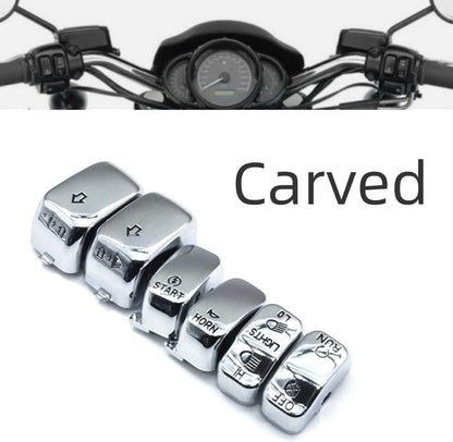 ya 4 8.24 baidi 6-piece handle control switch button cover for Harley Dyna 1996-2013