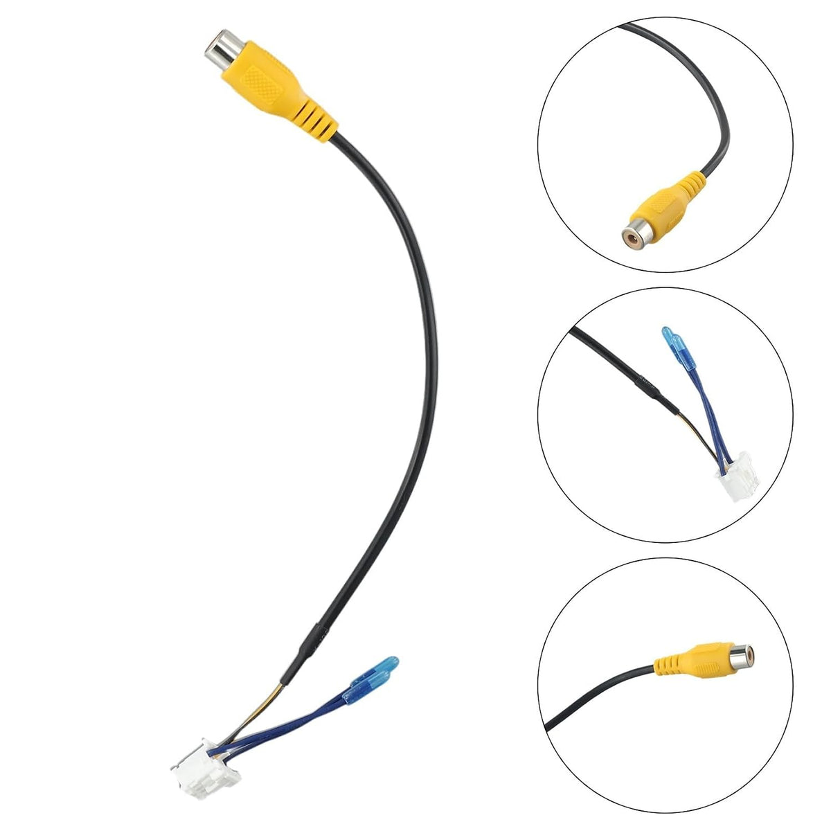 ya 23 10.7 baidi Practical Cable Adaptor Backup Camera 1pc Backup Camera Cable Connector