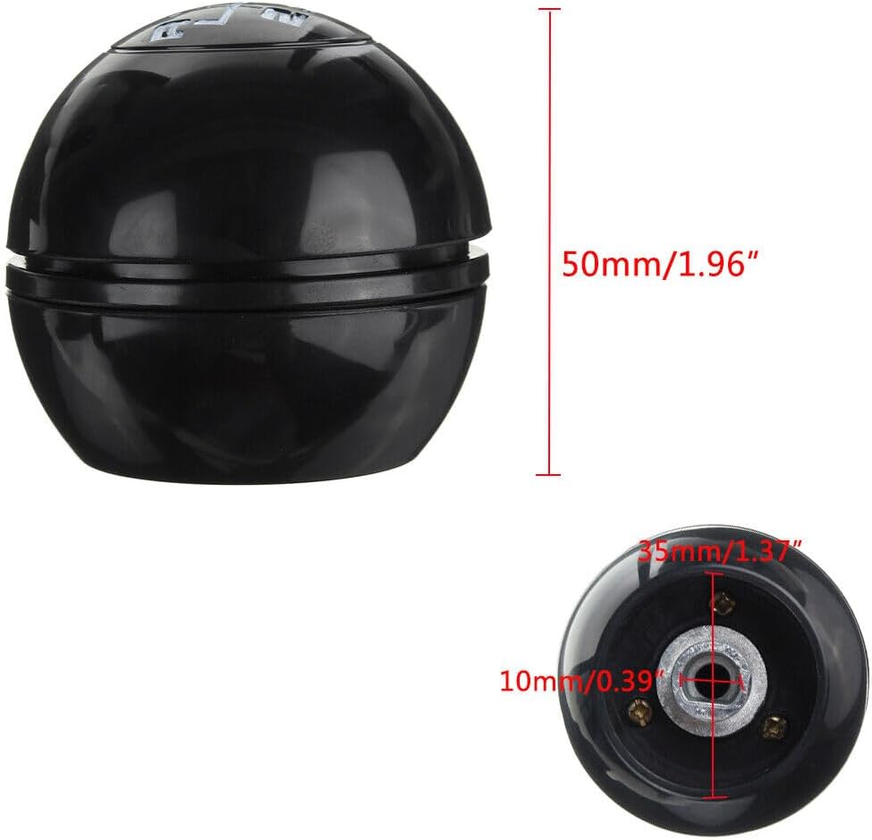ya 4 8.14 for Alfa Romeo Giulietta 6 Speed Black Gear Stick Shift Knob Lever Replacement