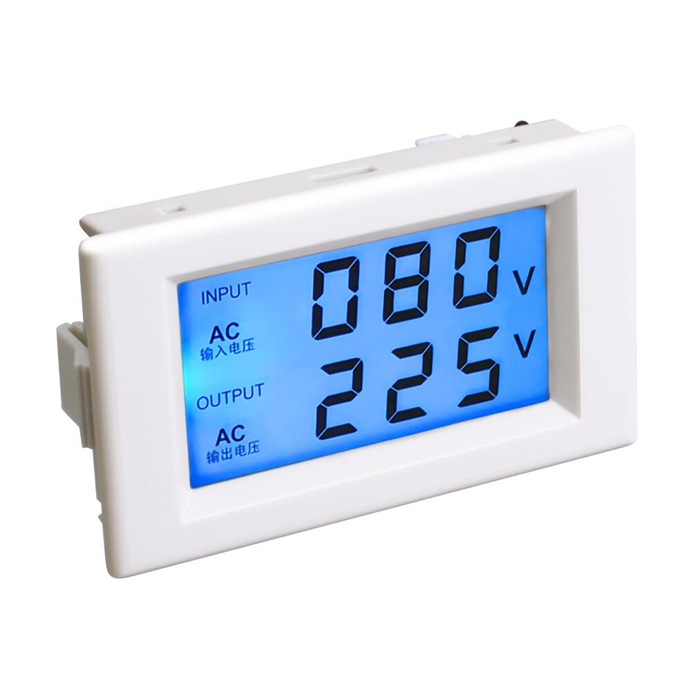 ya 16 10.20 baidi AC 80-500V LCD Dual Display Voltmeter Input and Output HD Panel