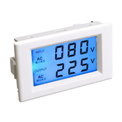 ya 16 10.20 baidi AC 80-500V LCD Dual Display Voltmeter Input and Output HD Panel