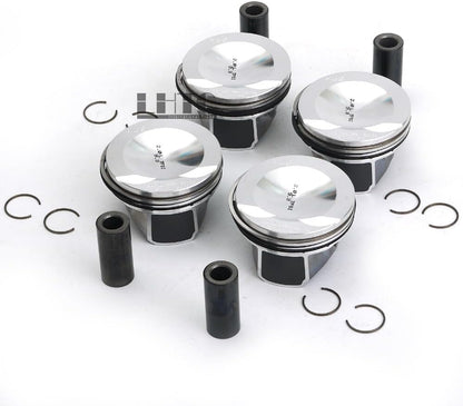 ya 4 8.24 baidi 4pcs Pistons Rings Set ¦µ23mm for Audi S3 8V TTS for Golf R MK7 2.0 TSI CJX DJH DNU