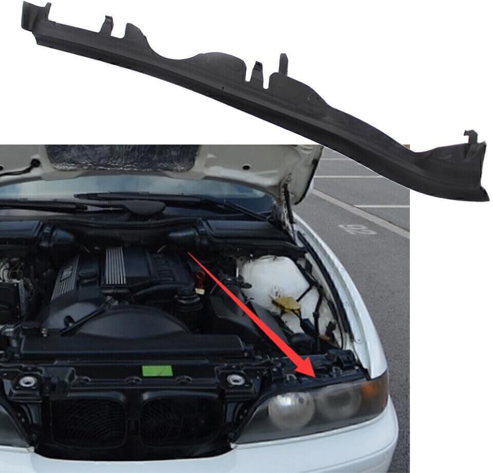 ya 4 8.14 1x Upper Headlight Left Side Gaskets Seal Fit for BMW 5 Series E39 525i 528i M5