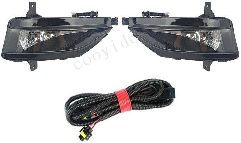 ya 2 8.15 Suitable for VW Jetta 2019, 2020, 2021 set front bumper LED fog light with bulb and wire