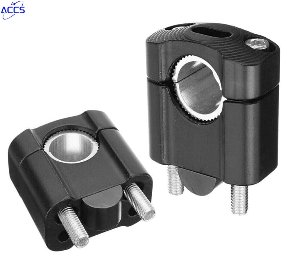 ya 11 9.14 baidiMotorcycle Handlebar Fat Bar Mount Clamp Adapter 7/8 1/8 Dirt Pit Bike-
