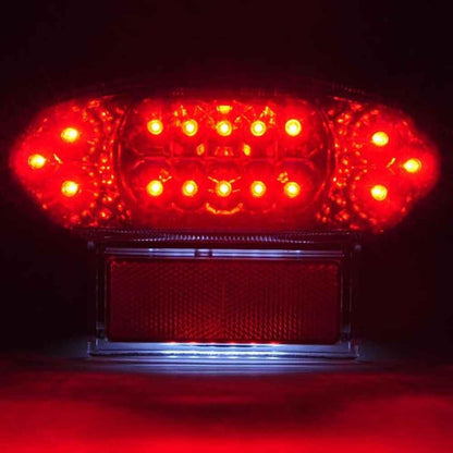 ya 23 10.7 baidi Smoke LED Tail Light Brake Turn Signal Lamp for Suzuki GSX1300R Hayabusa 99-07
