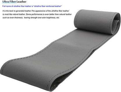 ya 4 8.24 baidi Car Gray Hand Sew Steering Wheel Cover DIY Hand Sewing Leather Covers 15 ¡± NEW
