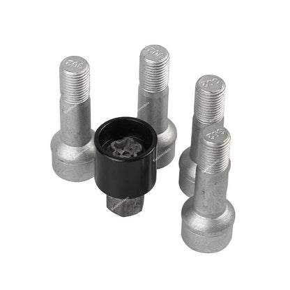 ya 5 8.10 5pcs Wheel Set Studs Lugs Long Safety Bolts A0019901707 Fit for Benz M14x1.5x45