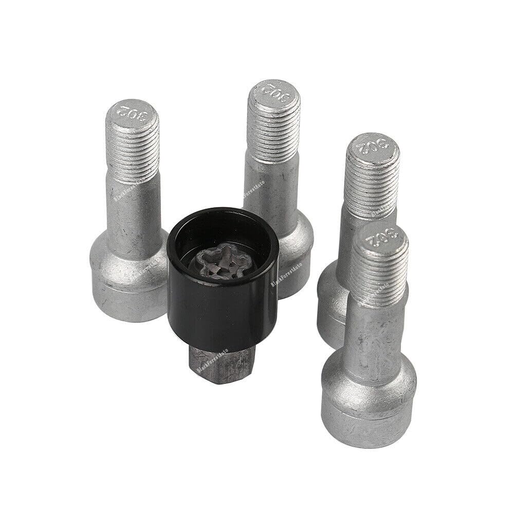 ya 8 8.24 baidi 5pcs Wheel Set Studs Lugs Long Safety Bolts A0019901707 Fit for Benz M14x1.5x45
