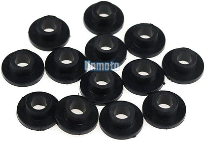 ya 23 10.7 baidi Black Fairing Bolt Kit body screws Clips for Kawasaki ZX6R 2005-2006