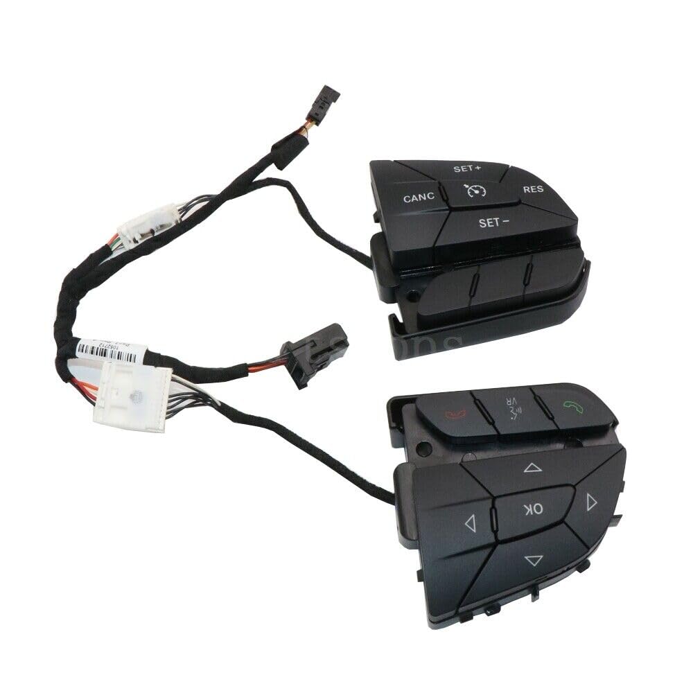 ya 3 8.24 baidi 1 Pair Steering Wheel Control Switch for 2014-2019 for Chrysler for Dodge for Jeep