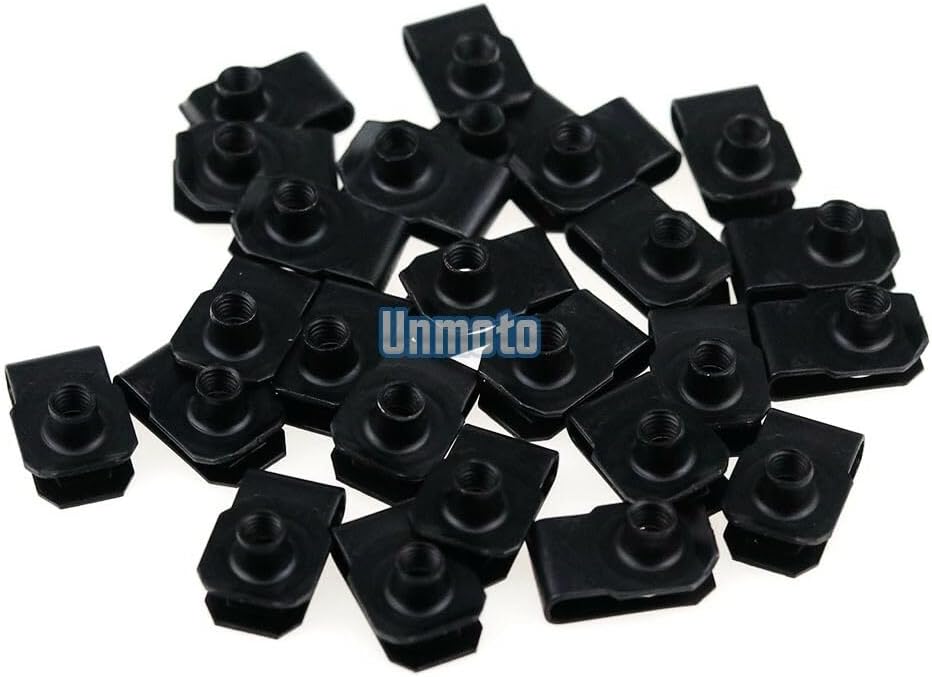 ya 23 10.7 baidi Black Fairing Bolt Kit body screws Clips for Yamaha YZF R6 1998-2002