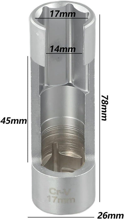 ya 14 9.20 baidi Made Of Hexagonal Opening Removal Sleeve Oxygen Sensor Wrench Fuel Injector-1