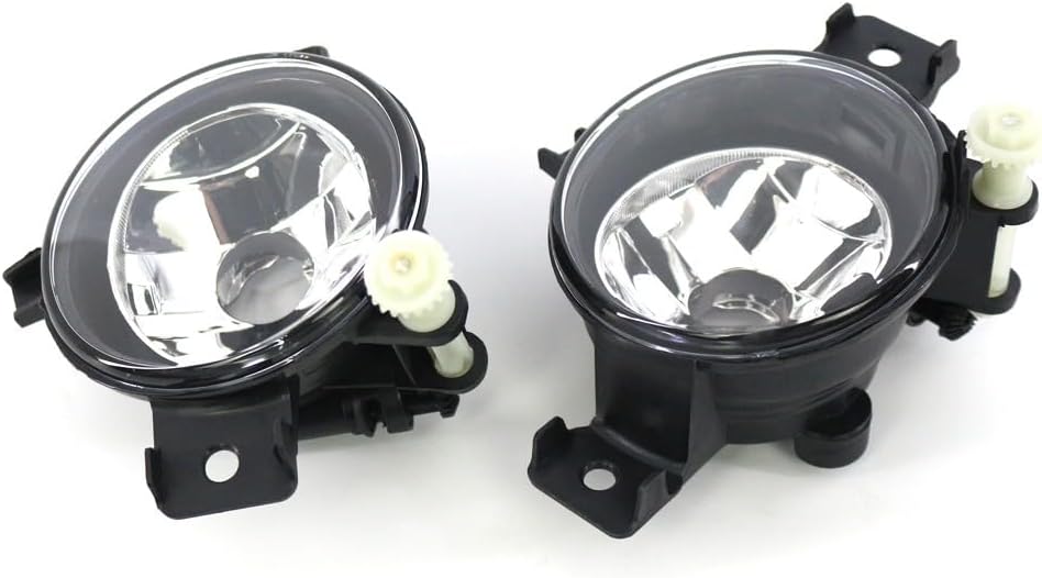 ya 13 9.15 baidi Pair Front Bumper Fog Light Lens Lamp Cover Clear For for BMW X5 E70 2011 2012 2013