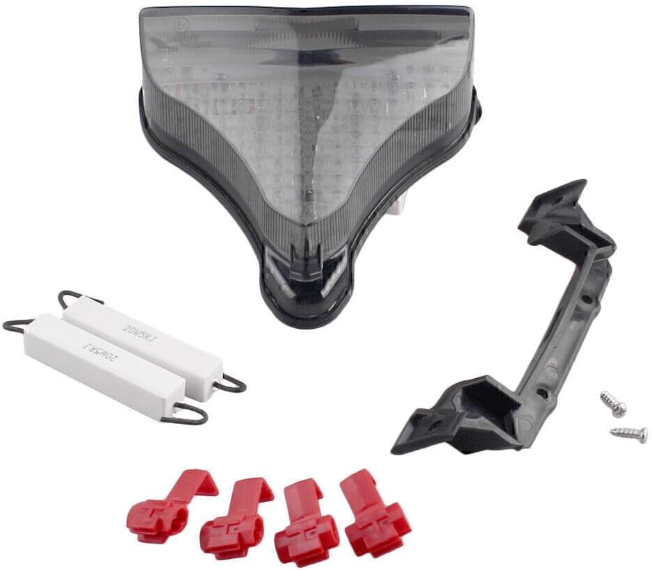 ya 10 9.16 zhengce LED Tail Lamp Taillight Running Light Smoke Lens Fit for Yamaha YZF R1 YZF-