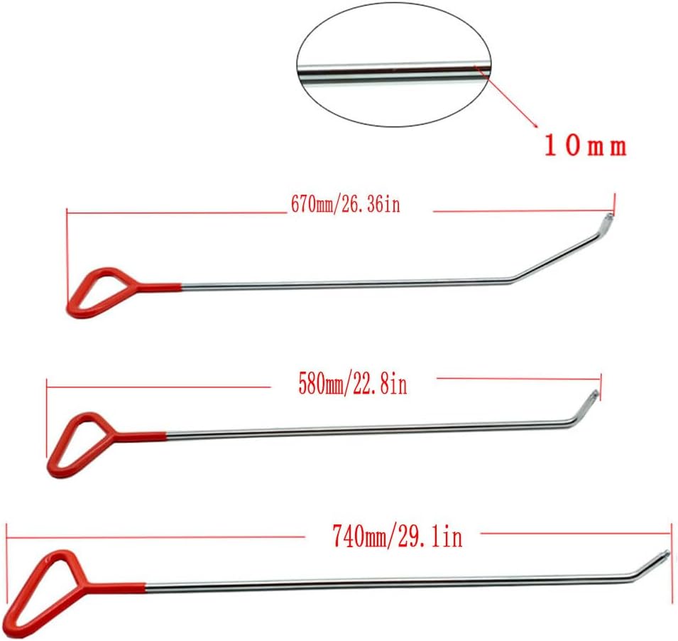 ya 4 8.14 PDR Kit Car Dent Repair Paintless Dent Removal Kit 30 Rods Alloy Steel