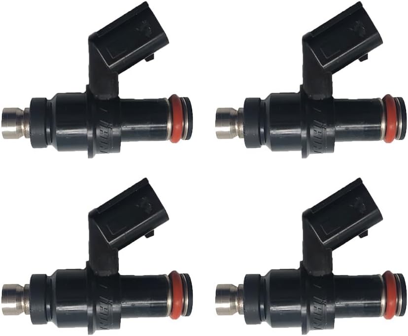 ya 2 8.15 4-Pack Fuel Injectors for 2010 ZX-6R (ZX600RAF) - Top Feed Injectors 49033-0015