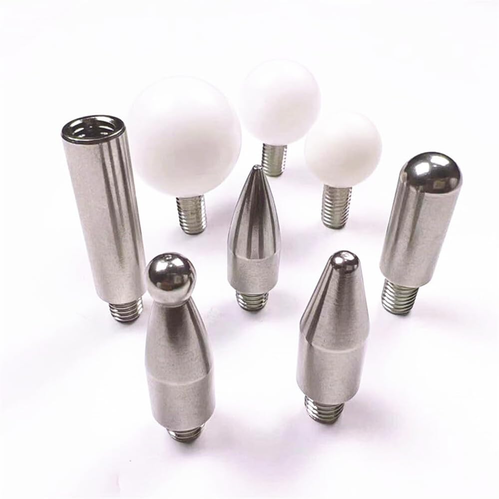 ya 4 8.24 baidi Car Paintless Dent Repair Knock Down Pen Replace Head Stainless Ball Kit 8pcs