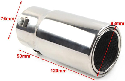 ya 14 9.20 zhengce Tainless Steel Car Rear Pipe Tail Muffler Tip Fit for Toyota Prado 08-2021-1