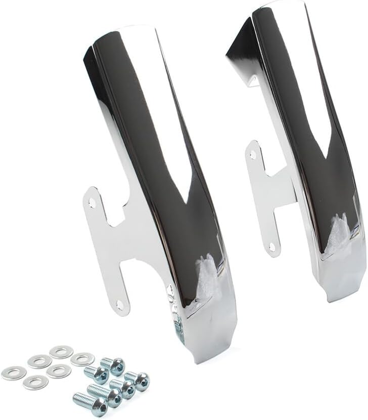 ya 11 9.14 baidifor Harley-Davidson Touring 2009-2013 Chrome Pair Fender-Saddlebag Filler Panels
