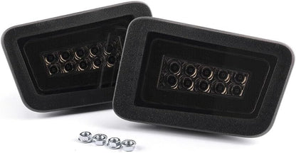 ya 4 8.10 LED Smoked Red Bumper Tail Brake Light Turn Signal Light for 2005-2009 Hummer H2 