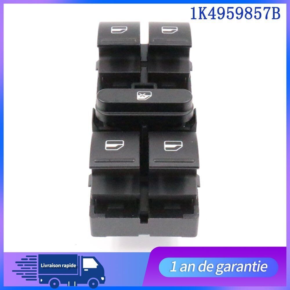ya 4 8.8 Bouton Leve Vitre Gauche Conducteur for VW Tiguan Touran Golf 6 Golf 5 1K4959857B