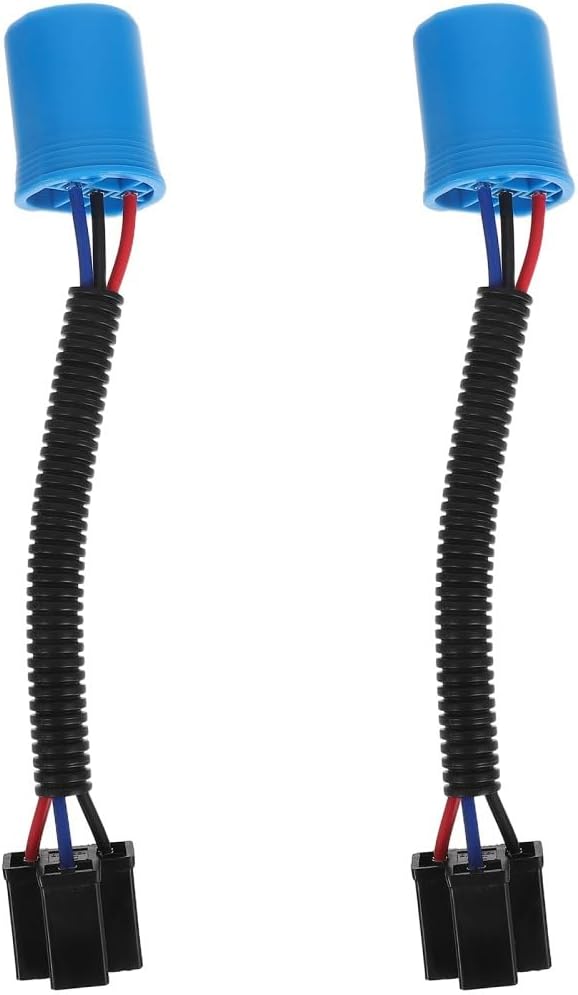 ya 13 9.15 baidi 2 Pcs Car Cable Headlight Wire Connector Extension