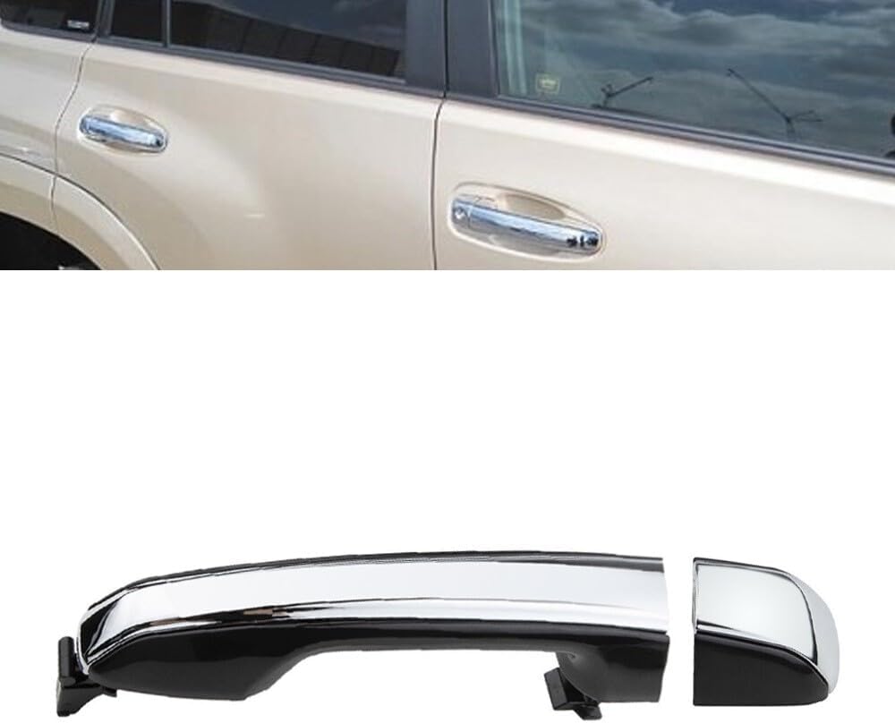 ya 10 9.16 baidi 1PC Rear Outer Door Left Right Handle +Cap for 2010-2017 for Lexus GX460 69210-60170