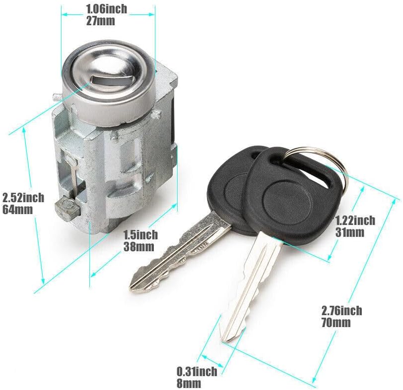 ya 11 9.14 zhengce Ignition Lock Cylinder & Keys for Chevy Monte Carlo Impala Classic 12533953