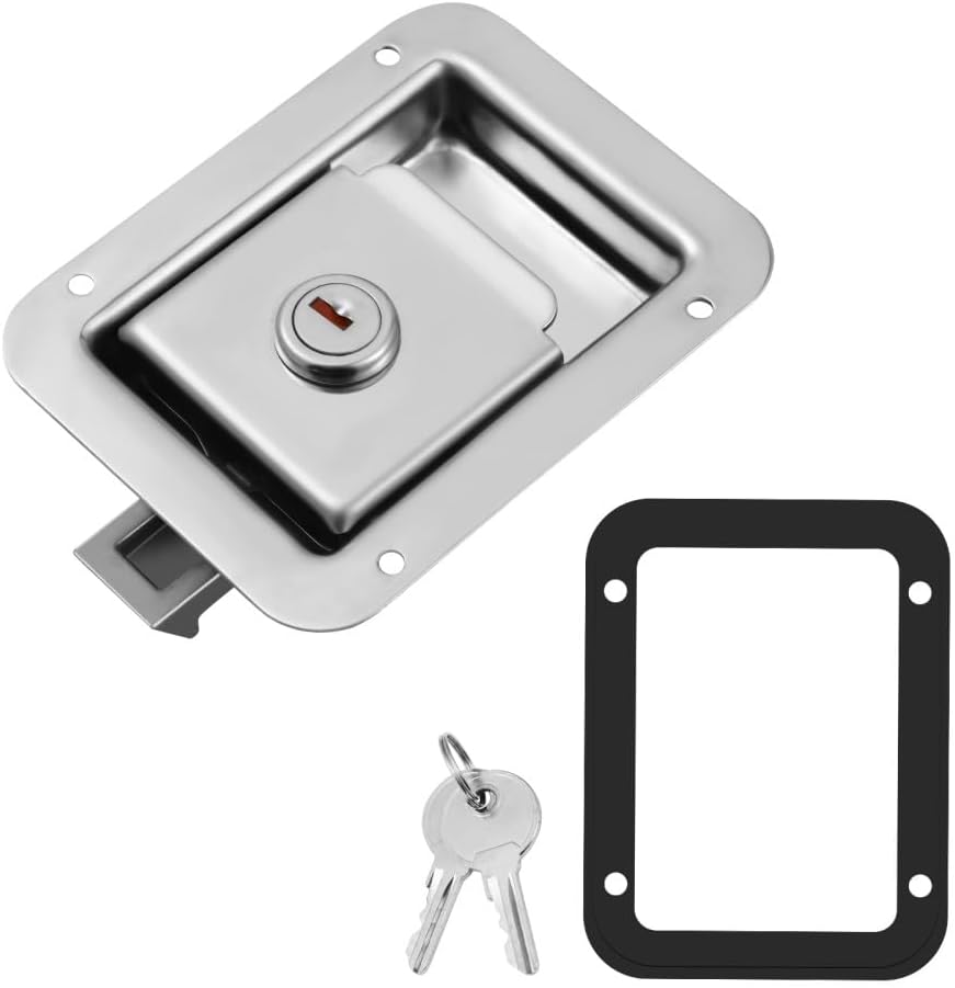ya 4 8.14 Trailer Door Locks Keys Panel Lock Boat Latches Stainless Steel