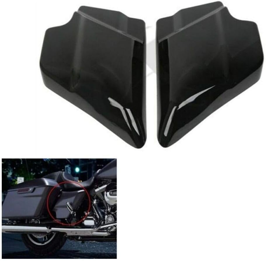 ya 23 10.7 baidi Vivid Black Left Right Side Cover Panel Fit for Harley Touring & Glide 2009-2024